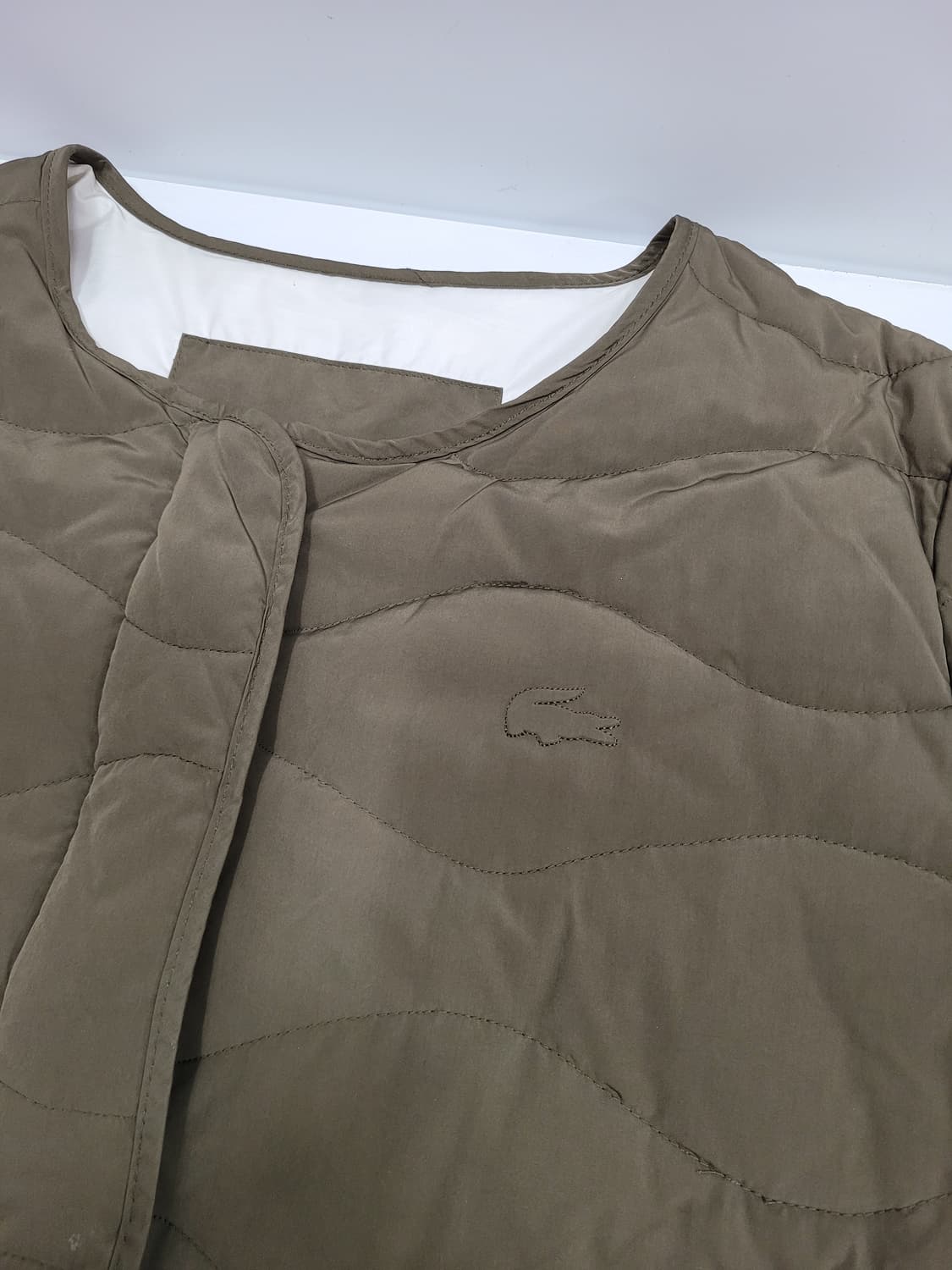 LACOSTE 라코스테 항아리 퀼팅 경량 패딩 자켓 / 여 38(100) 상품이미지3