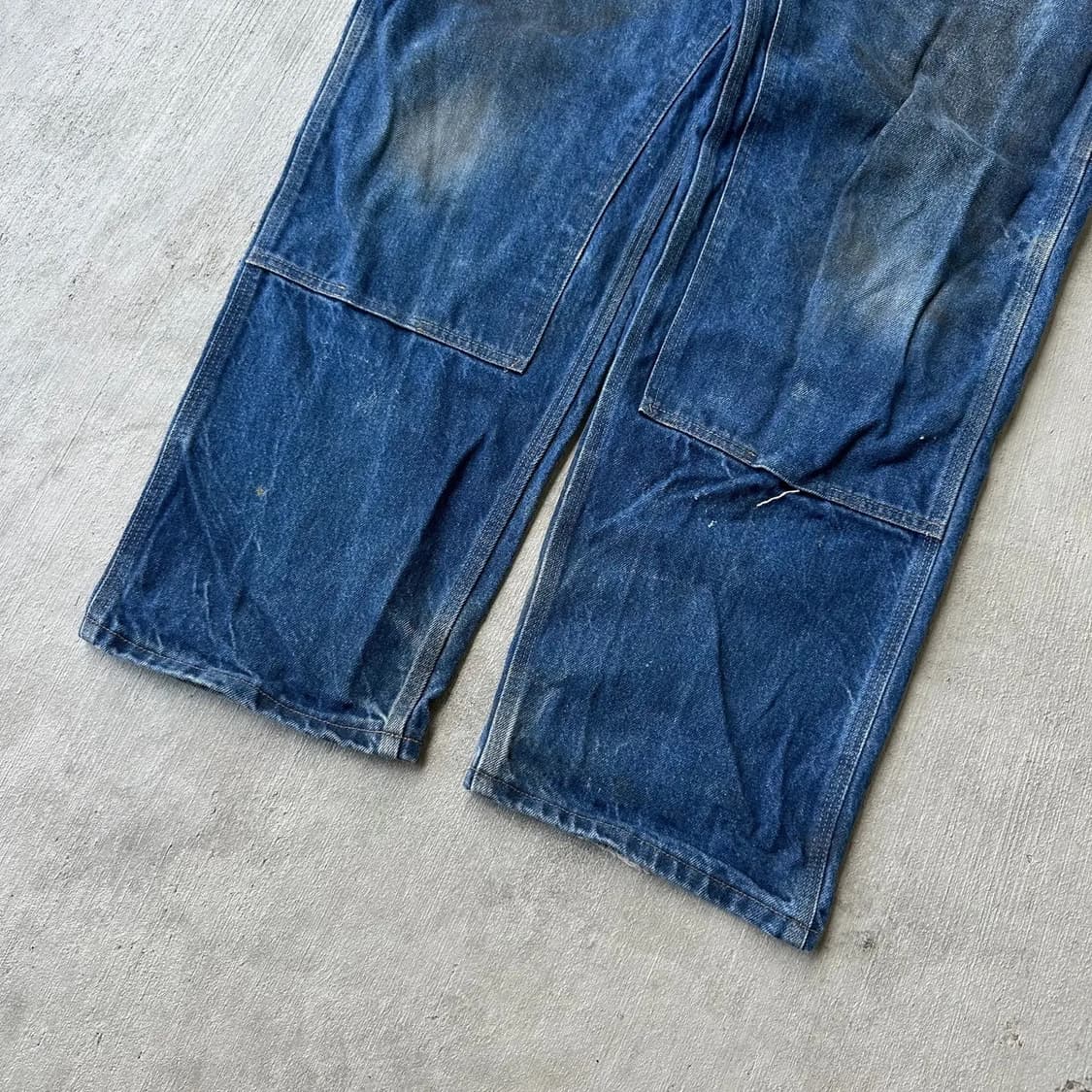 빈티지 칼하트 더블니 데님 워크 팬츠 상품이미지3