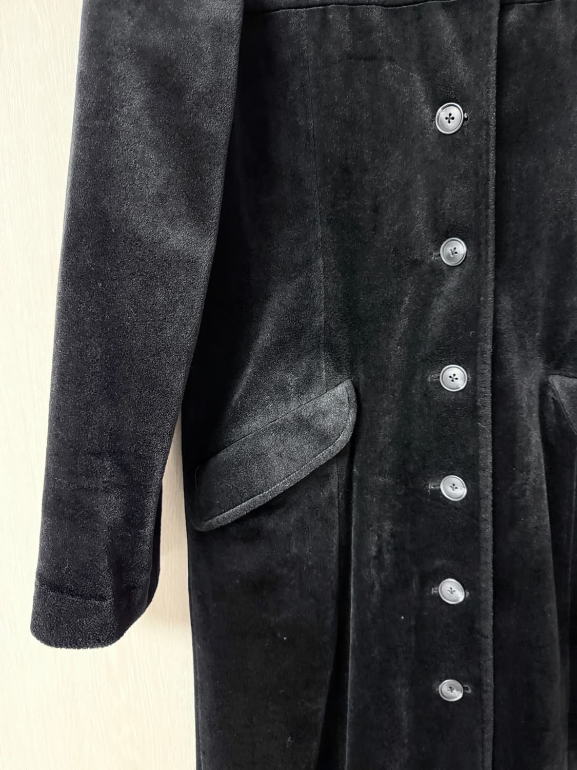 벨벳 빈티지 롱코트 상품이미지1