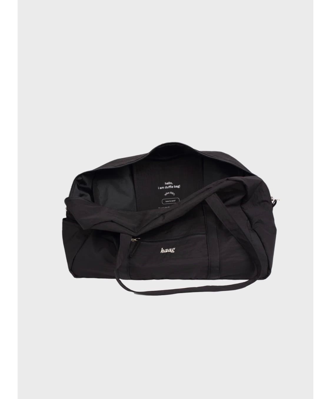 미개봉,새상품:)헤이그 duffel bag(더플백)-블랙 상품이미지8