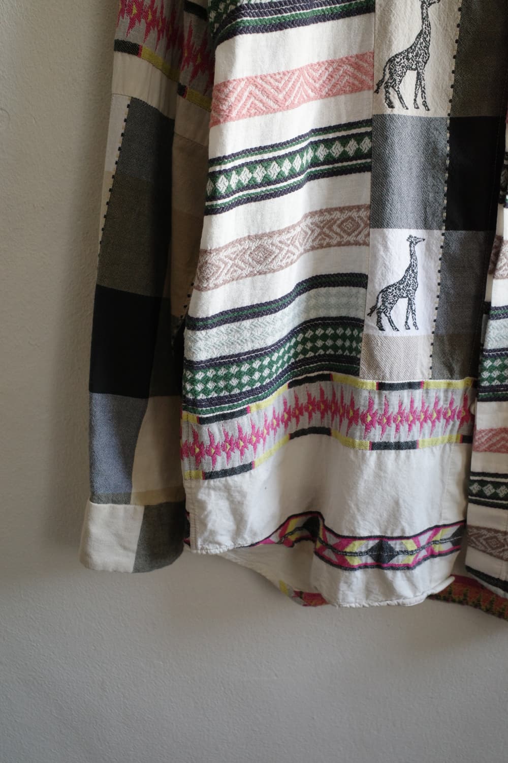 엔지니어드 가먼츠 패턴 블록 셔츠 상품이미지3