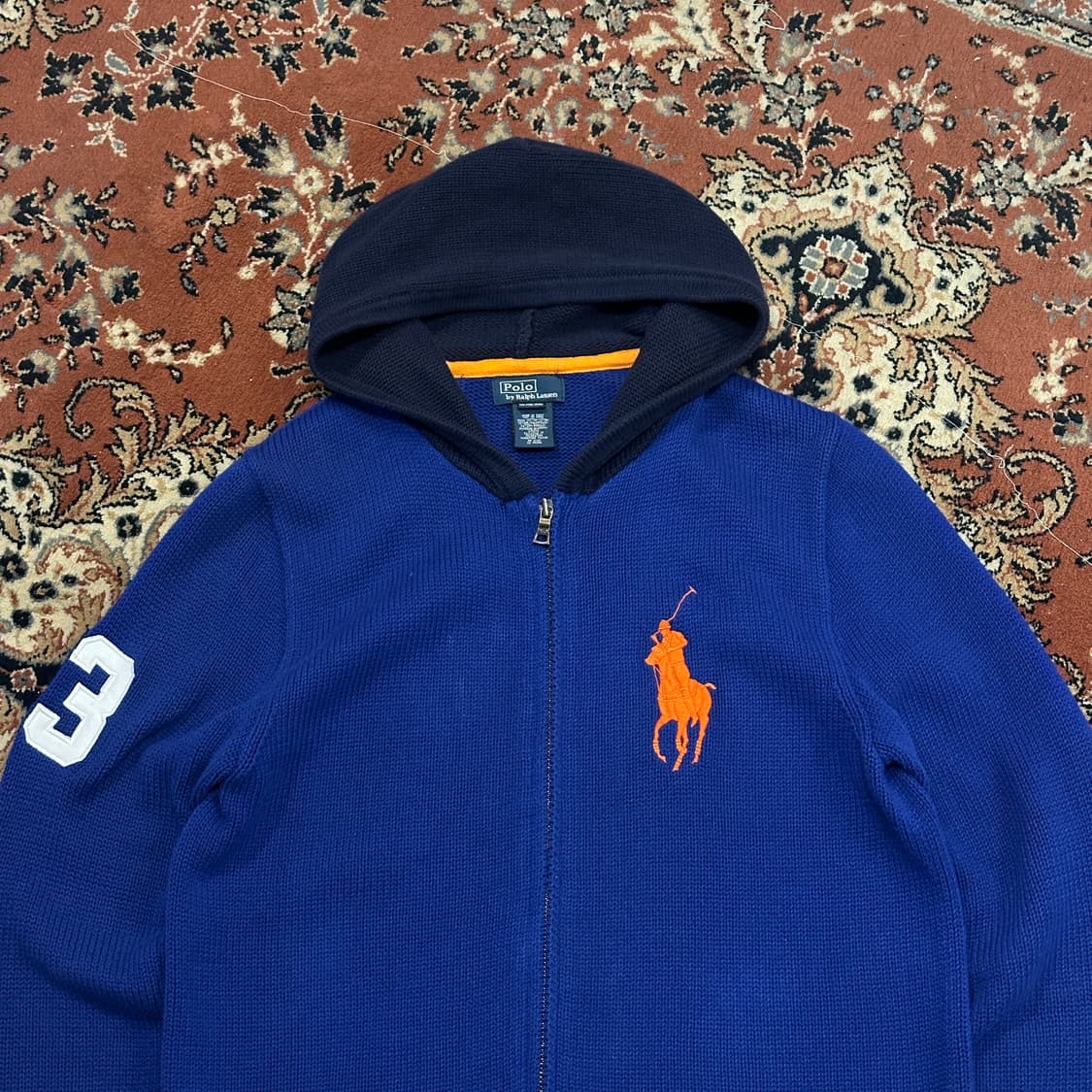 폴로 빅포니 니트 후드집업 (M-L) 상품이미지3