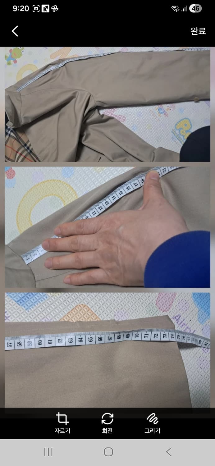 정품 버버리 빈티지 트렌치 코트48 SHORT(95~100) 상품이미지9