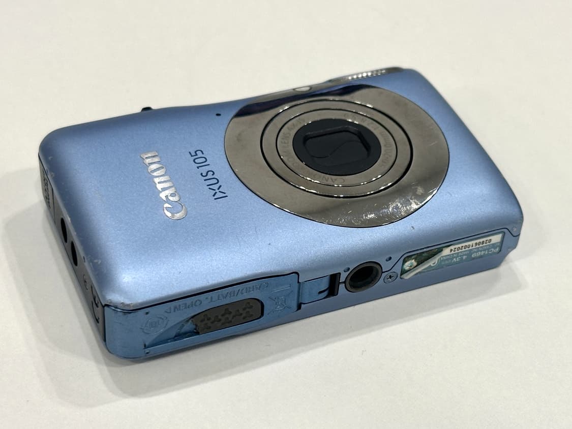 캐논 익서스 105 블루 디지털카메라 빈티지디카 작례있음 상품이미지7