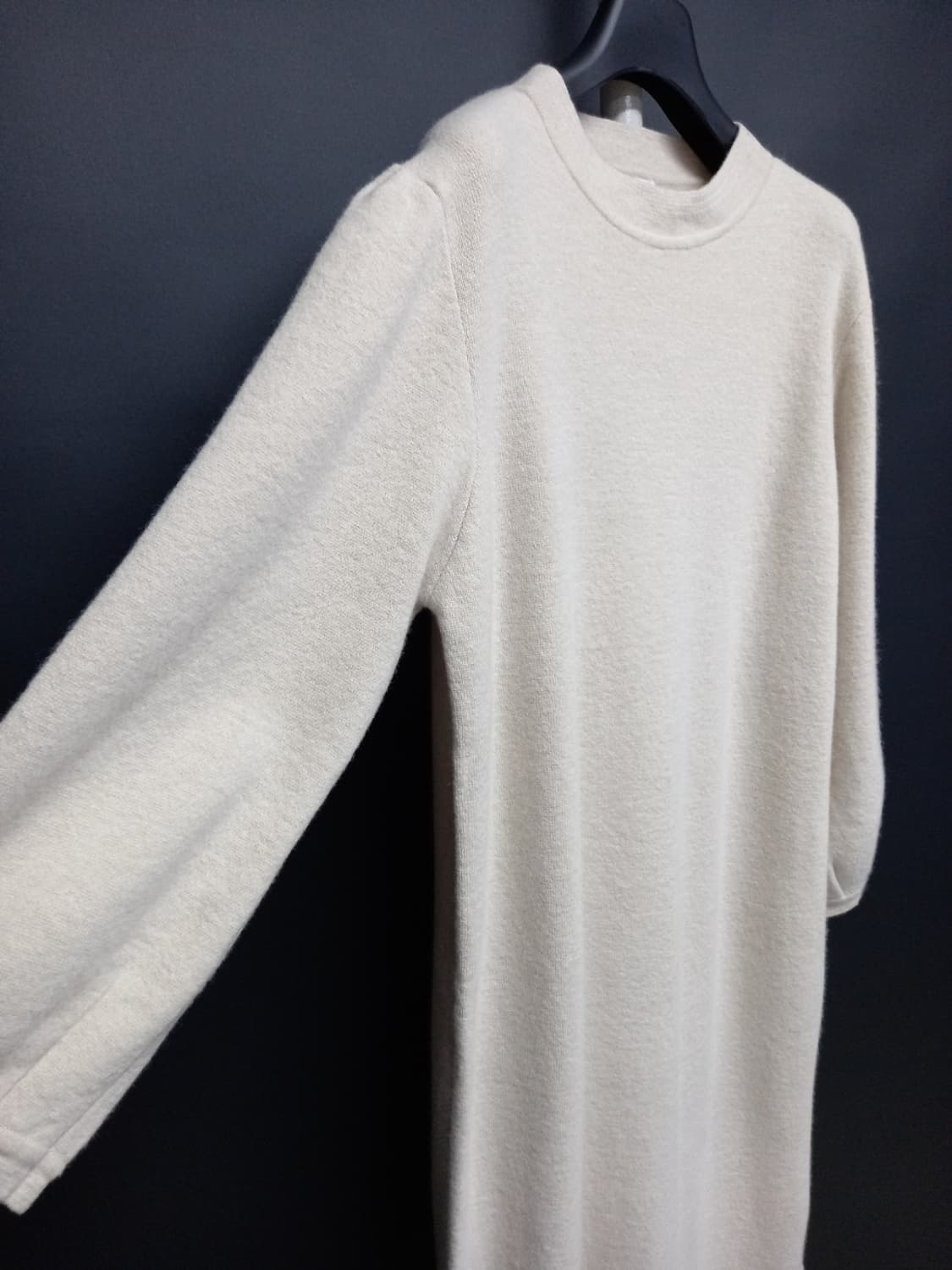 새 그레이룸 캐시미어블랜 홀가먼트 맥시 롱 원피스 F 상품이미지5