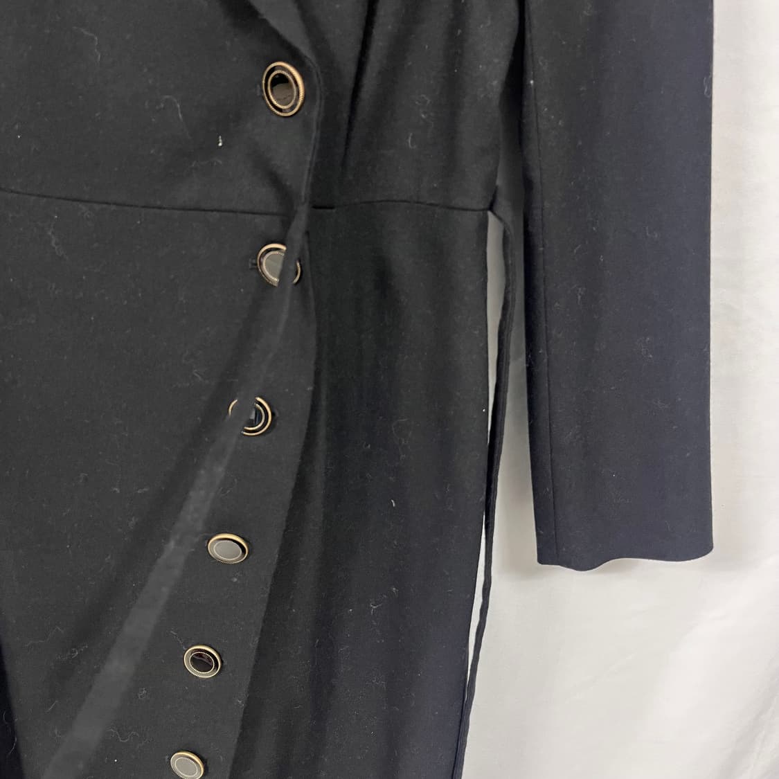 마쥬(MAJE) 언발란스 버튼 롱원피스 상품이미지6