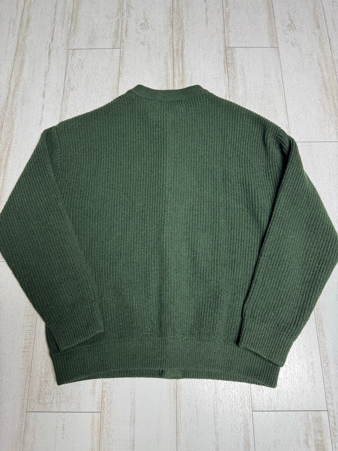 24/7 시리즈 울 점퍼 가디건 다크그린 L 상품이미지3