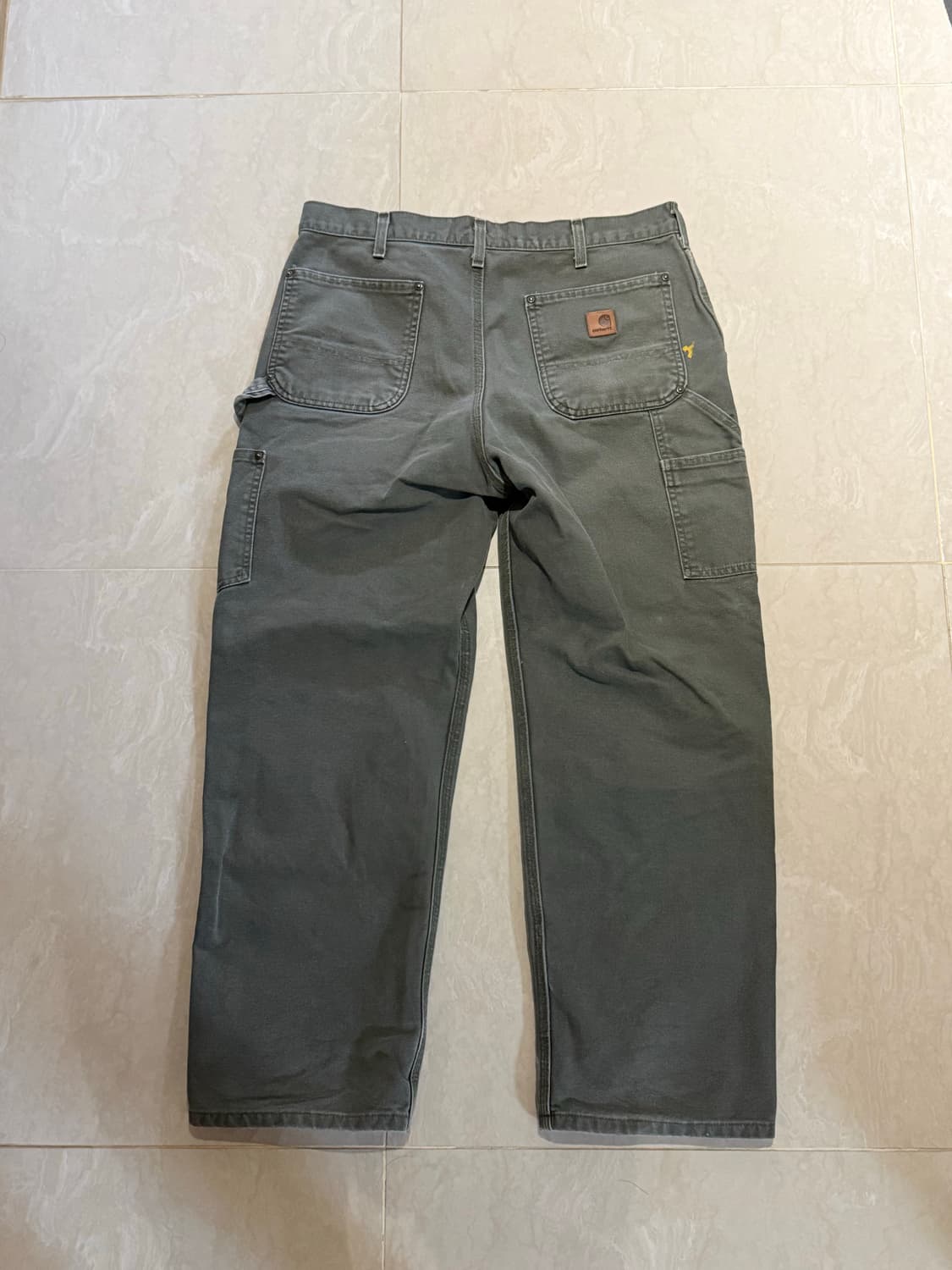 칼하트 B136 mos 모스그린 더블니 팬츠 36x30 상품이미지2