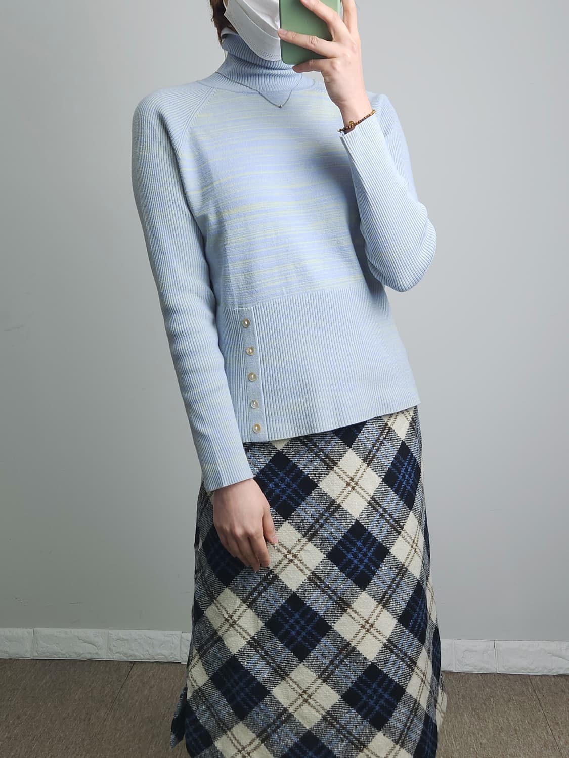 패턴 골지 니트 상품이미지4