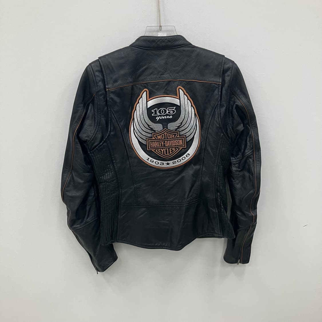 할리데이비슨 105주년 바이커 레더 자켓 XS 상품이미지2