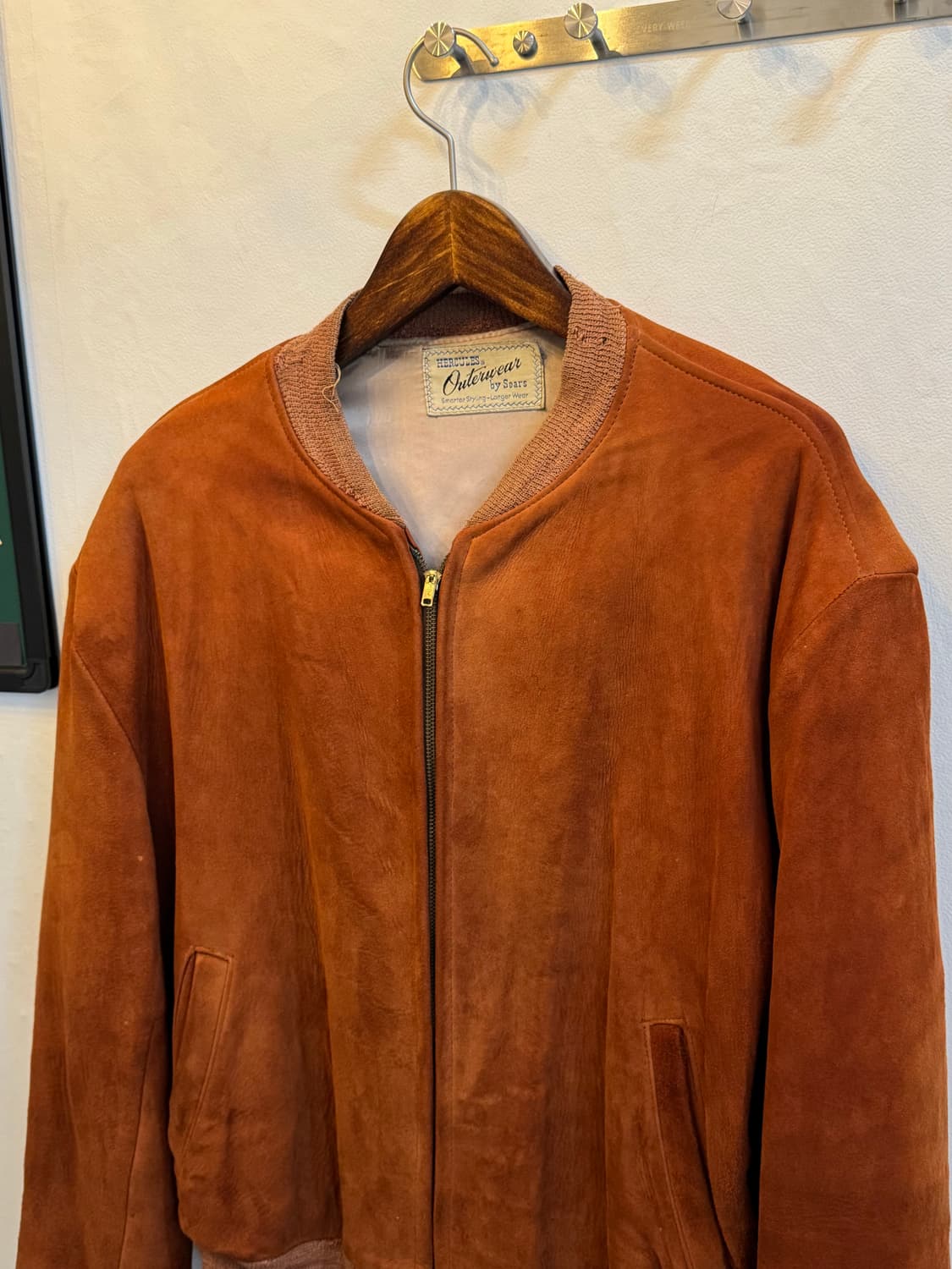 50’s Hercules Suede Bomber Jacket 상품이미지3