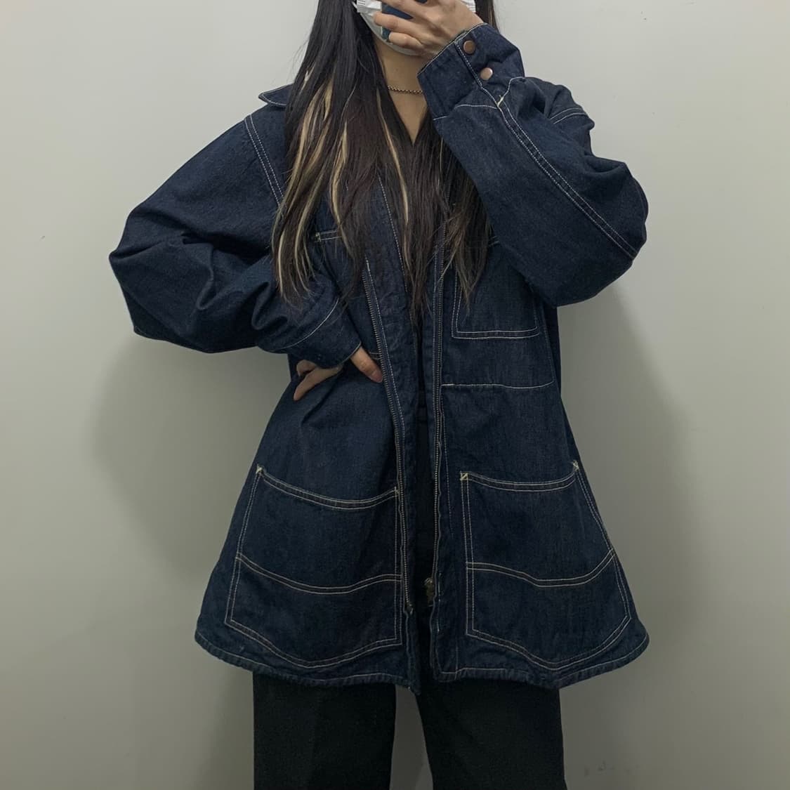아메리카니노 워크 데님블랭킷 자켓 상품이미지1