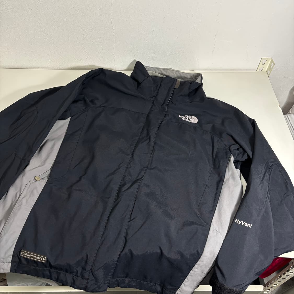 100 L 노스페이스 검회 밑단고무줄 나일론 하이벤트 바람막이 상품이미지1