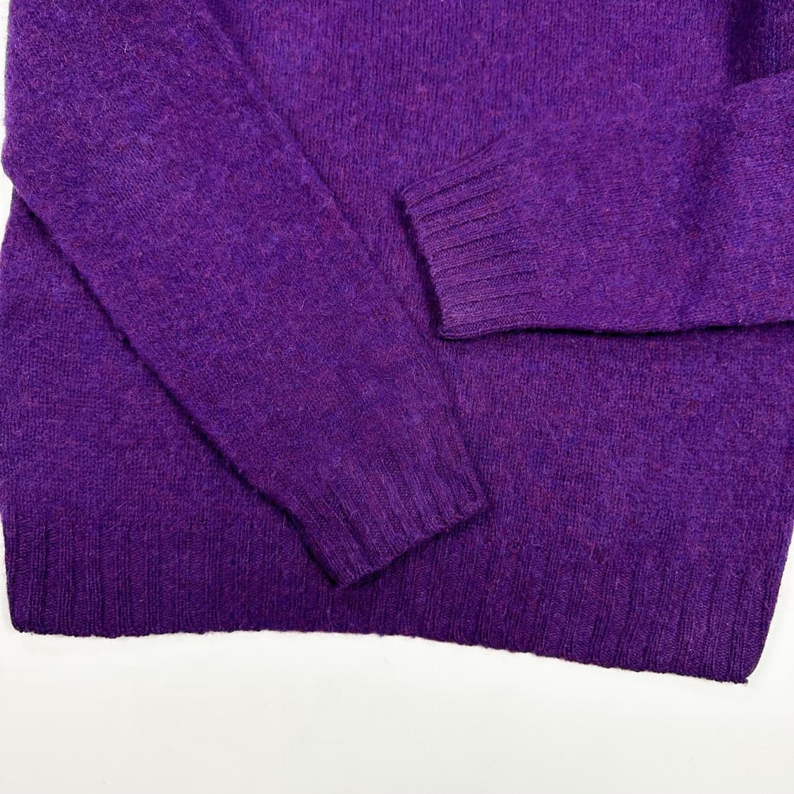 VTG 빈티지 스코틀랜드 퍼플 울니트 (M) 상품이미지3