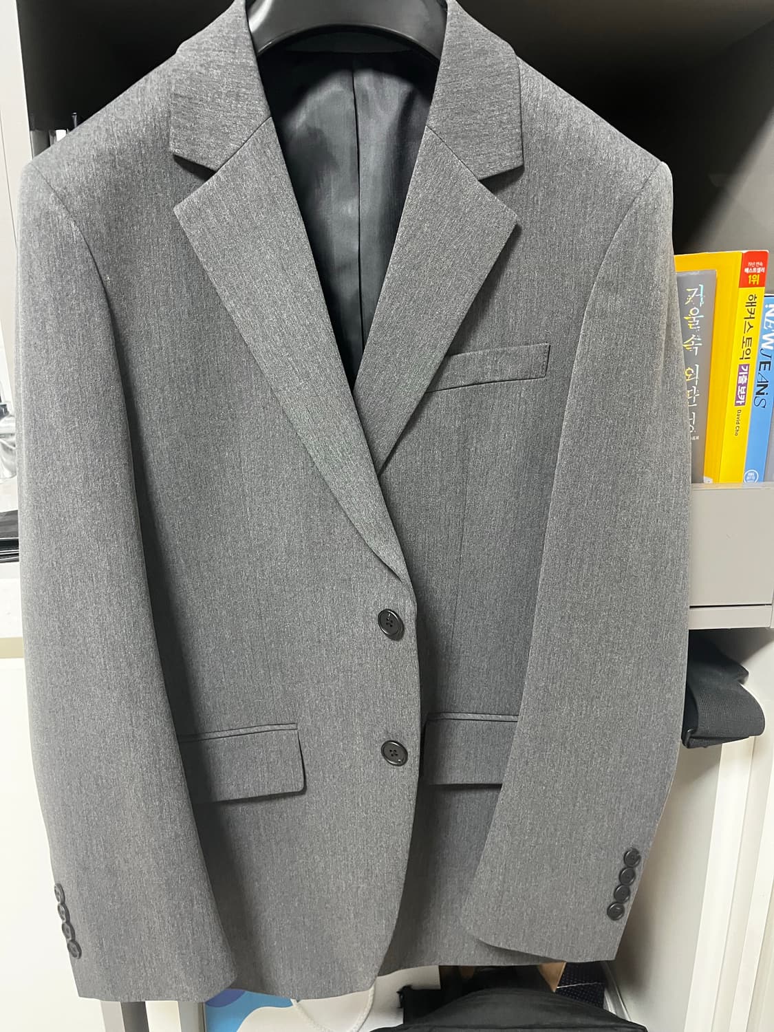 무탠다드 릴렉스드 베이식 블레이저 (그레이 / m )  상품이미지2