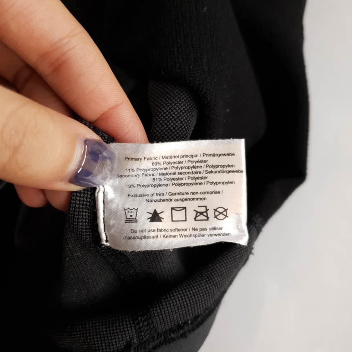 아크테릭스 블랙 그레이 암 로고프린팅 하프집업 반집업  상품이미지9