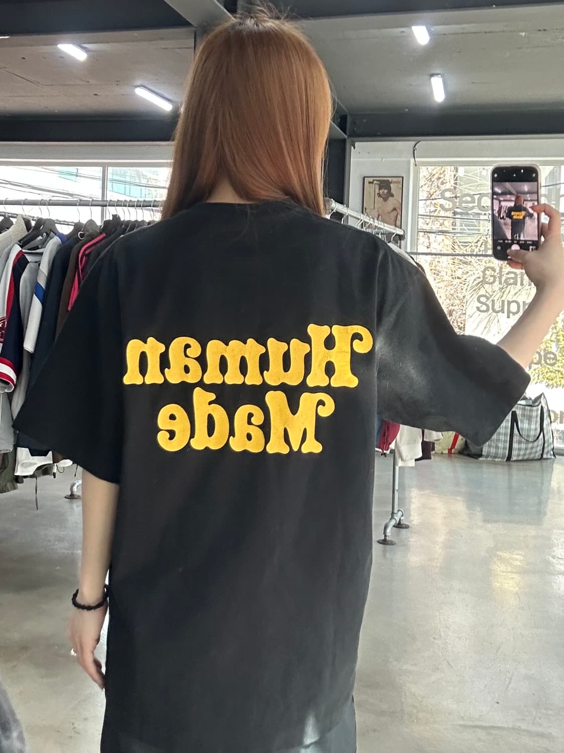 휴먼메이드 x 베르디 빅 백로고 반팔티 상품이미지1
