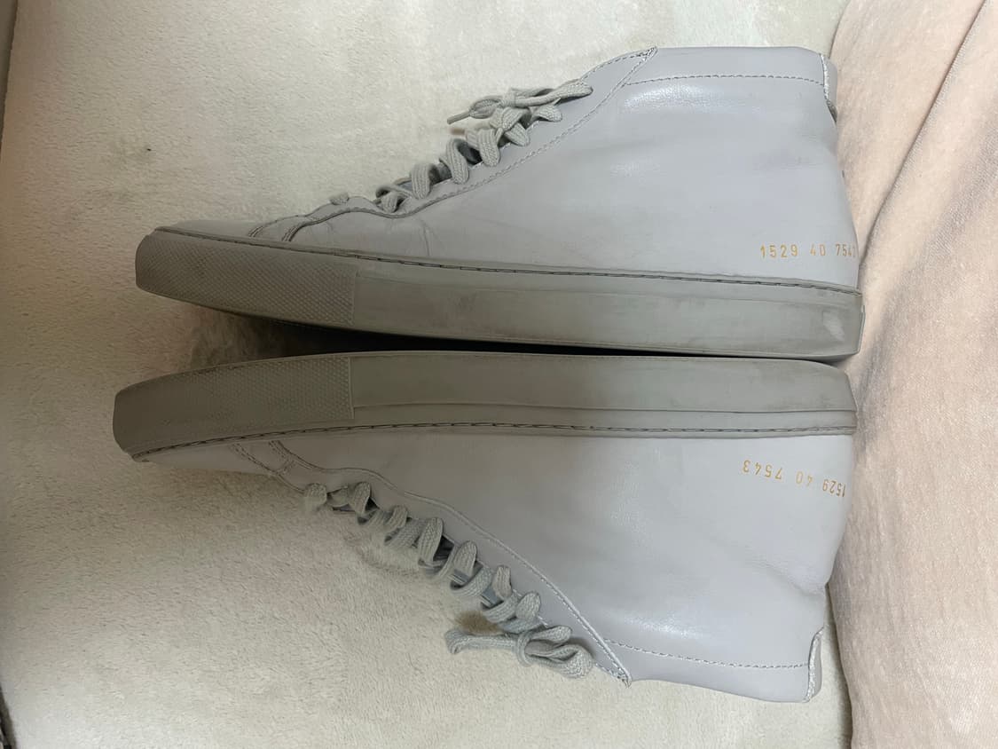 Common project 커먼프러젝트 라이트그레이 하이탑40 상품이미지6