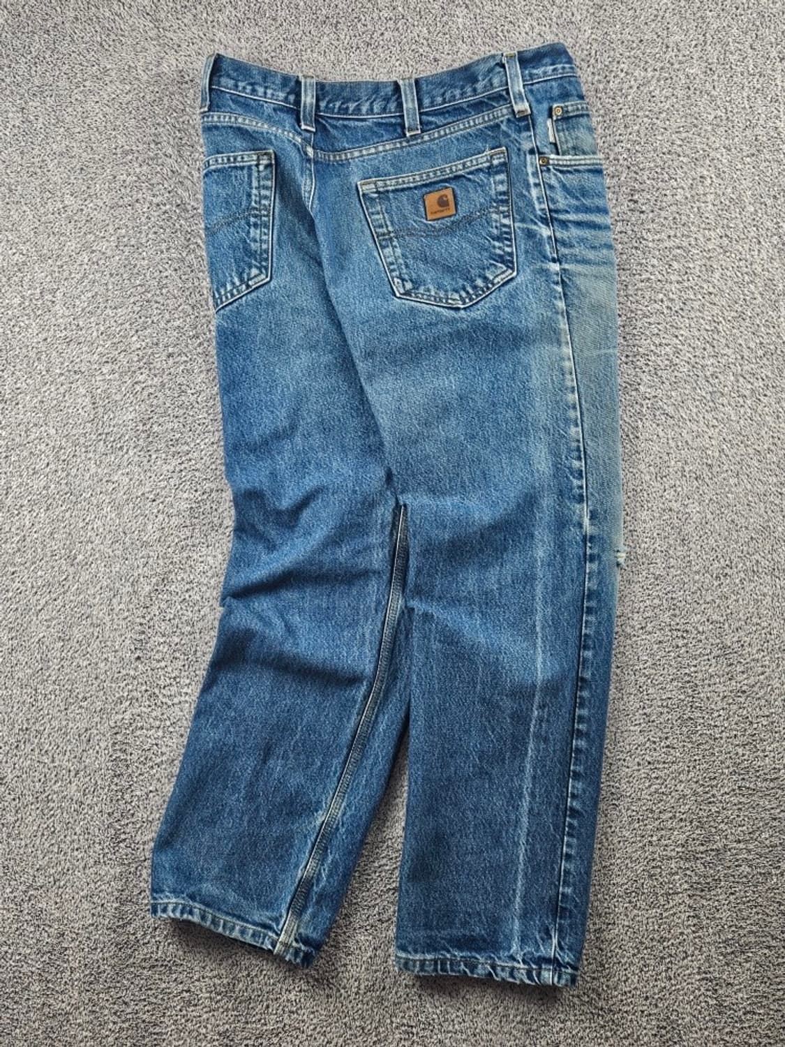 칼하트 워싱 데님 워크 팬츠 ( 34X30 ) / 11335 상품이미지3