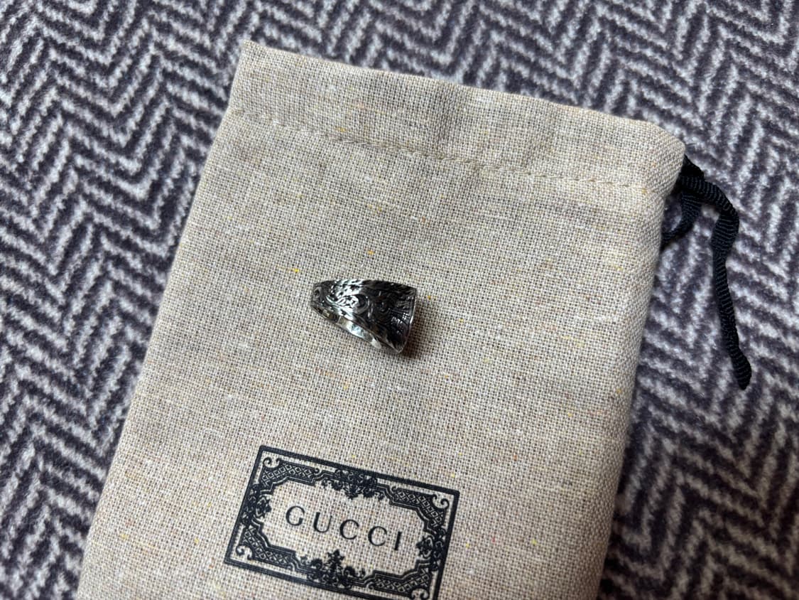 구찌 실버반지 8호 상품이미지3