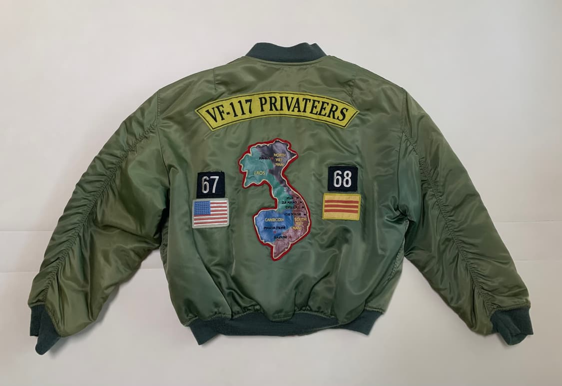 아비렉스 VF-117 PRIVATEERS MA-1 플라이트 재킷 상품이미지2