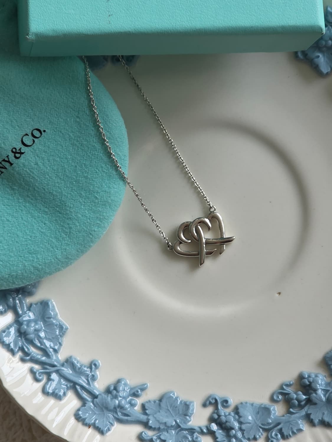 티파니앤코 팔로마 피카소 더블 러빙하트 실버925 목걸이 상품이미지1