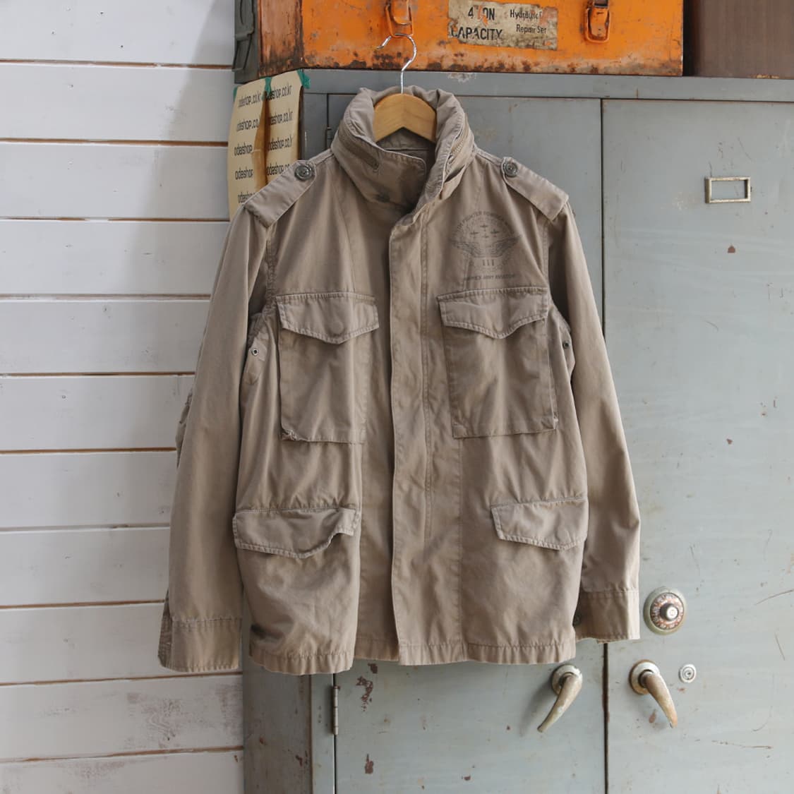 (착용컷) avirex M-65 필드 자켓 (95) 상품이미지3