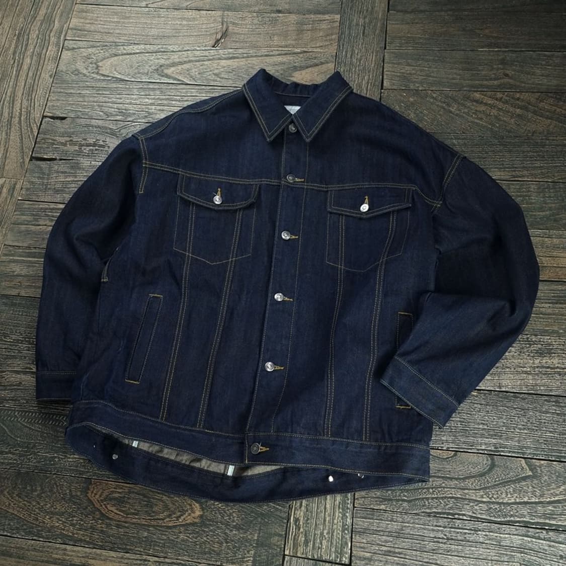 [메종미네드] 오버사이즈 트러커 데님 자켓 M18766 상품이미지1