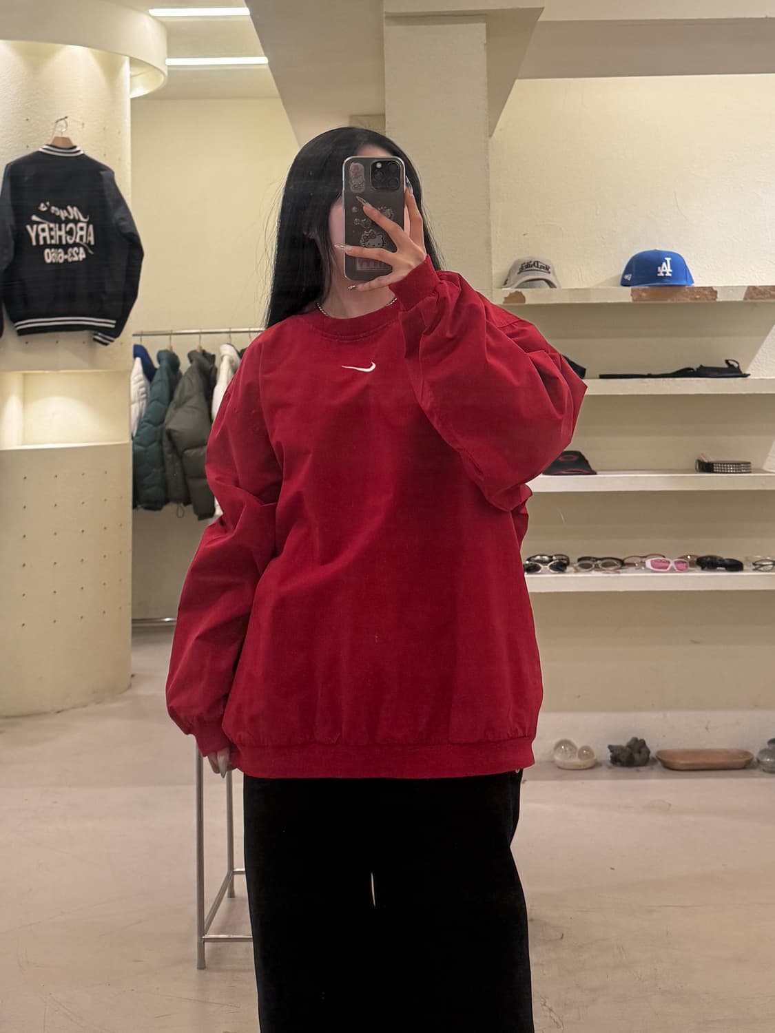 나이키 스몰 스우시 윈드브레이커 맨투맨 U815 상품이미지1