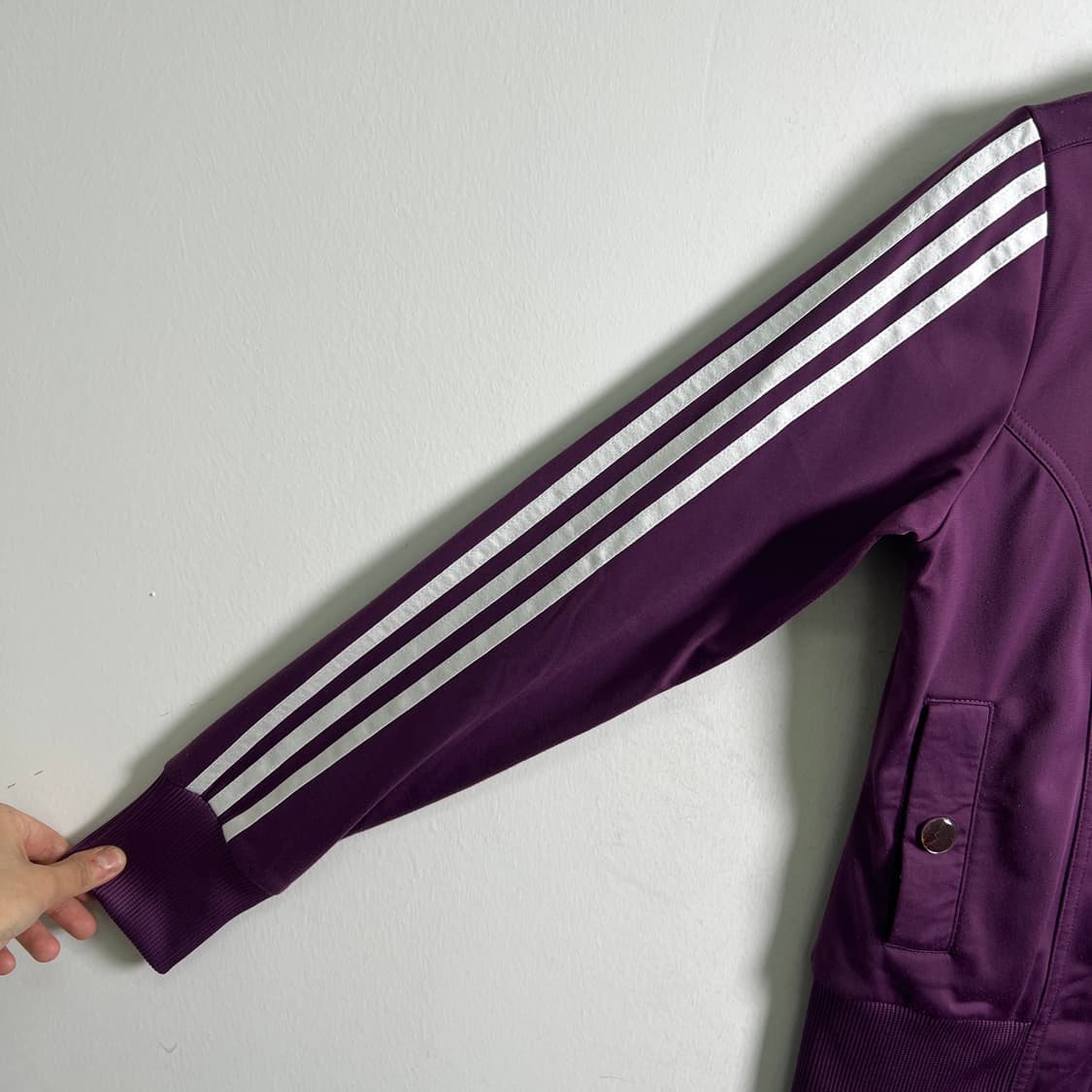 아디다스 리스펙트 미 크라운 퍼플 트랙탑 져지 36 상품이미지6