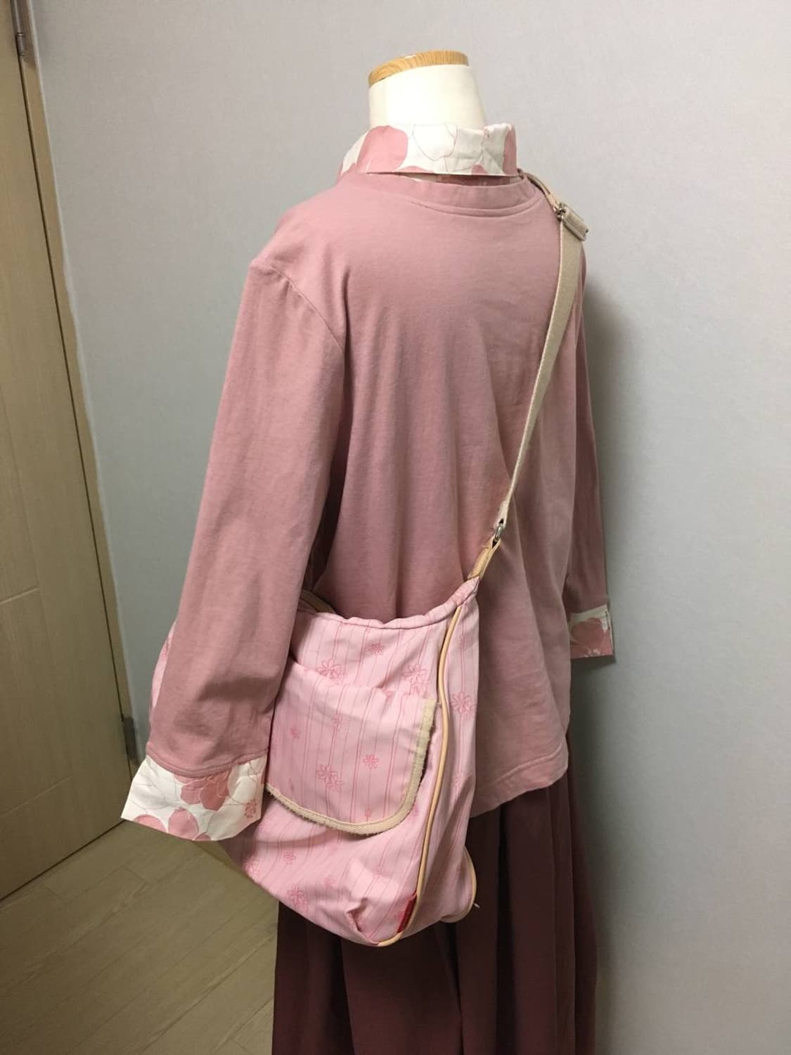 일본빈티지 모리걸 코디세트 아오이유우 하구미 핑크 상품이미지4