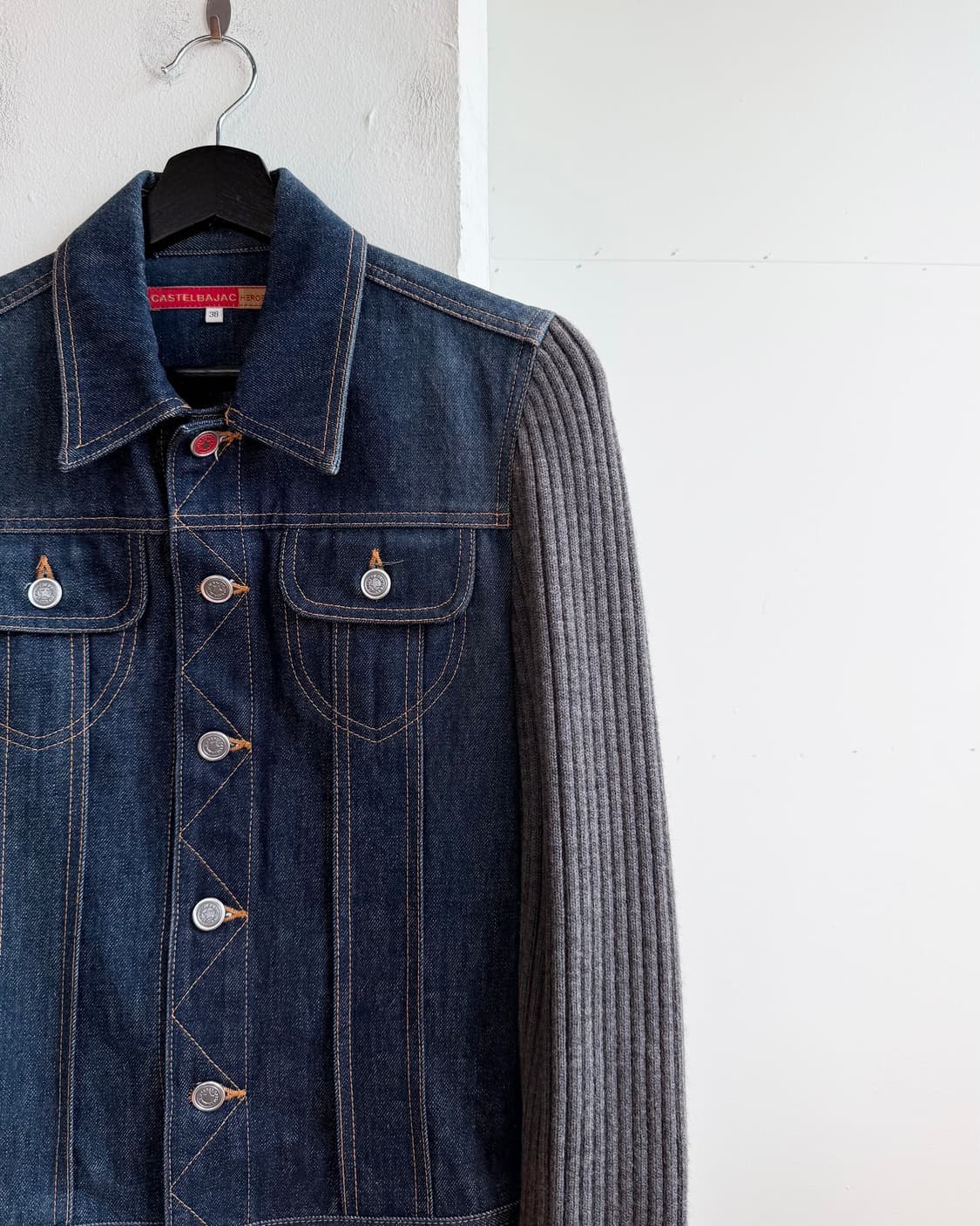 카스텔바작 히어로즈 니트 데님 자켓  상품이미지5