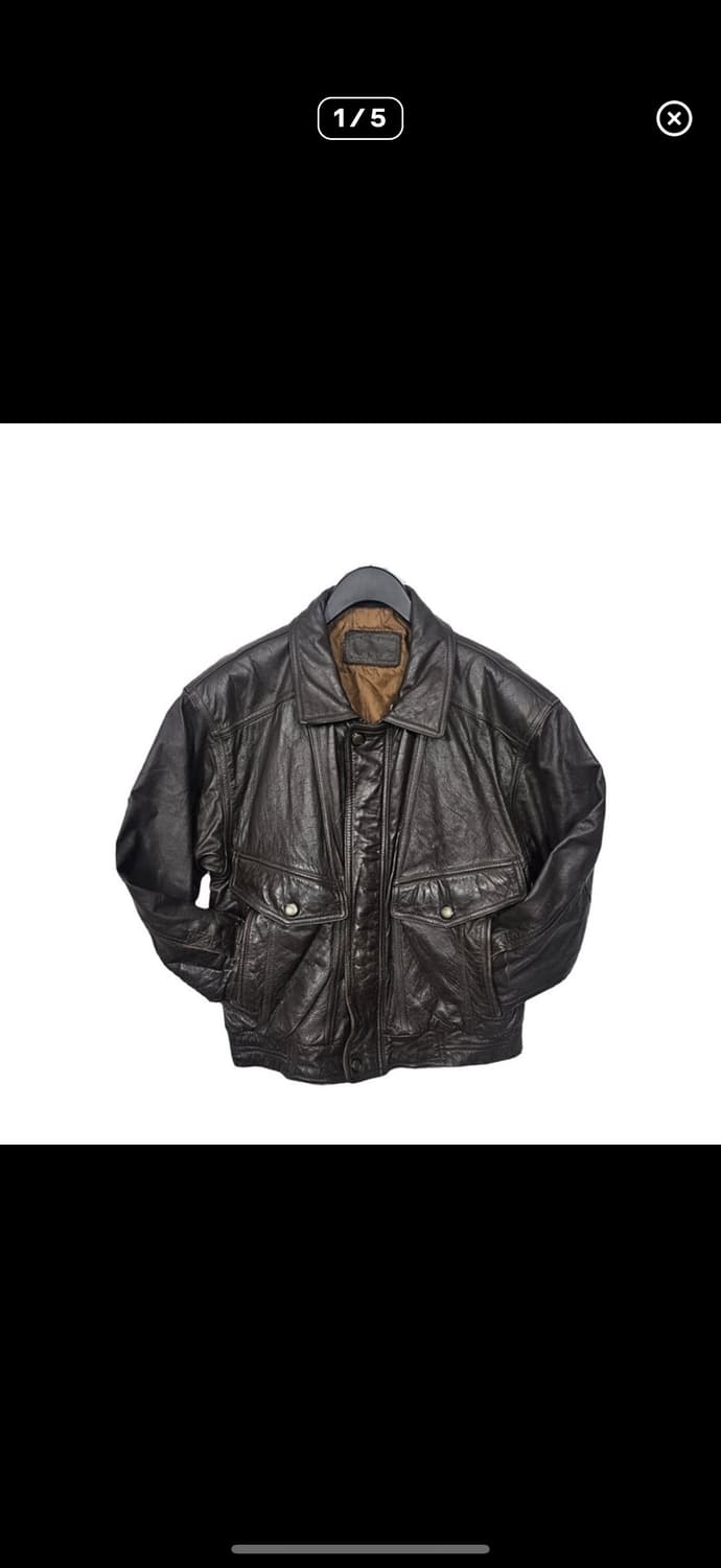 빈티지 가죽자켓 상품이미지1