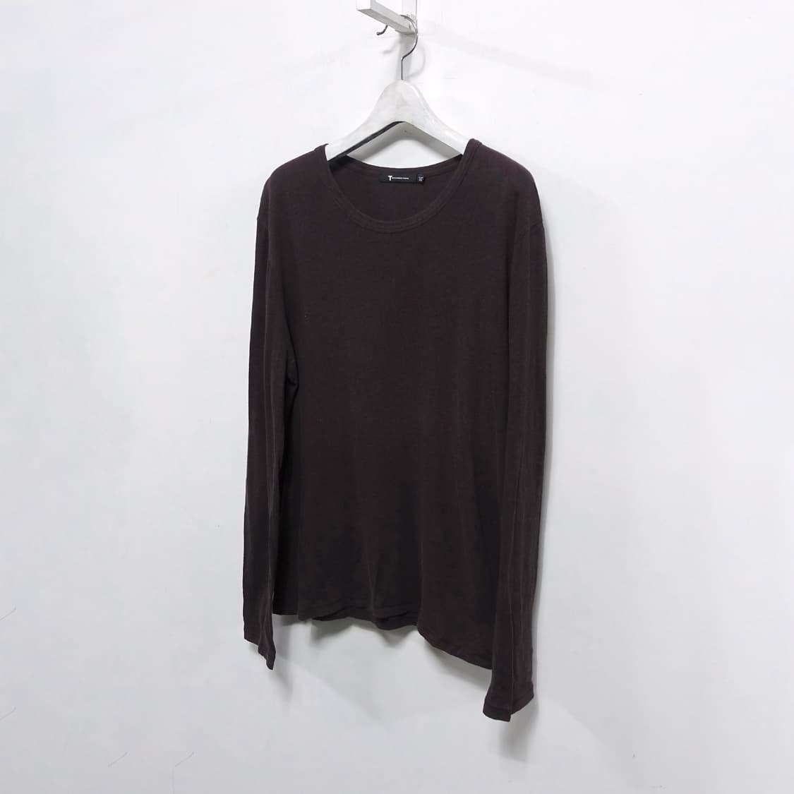 [S] ALEXANDERWANG 알렉산더왕 와인 레이어드 가먼트 롱슬리브 상품이미지4