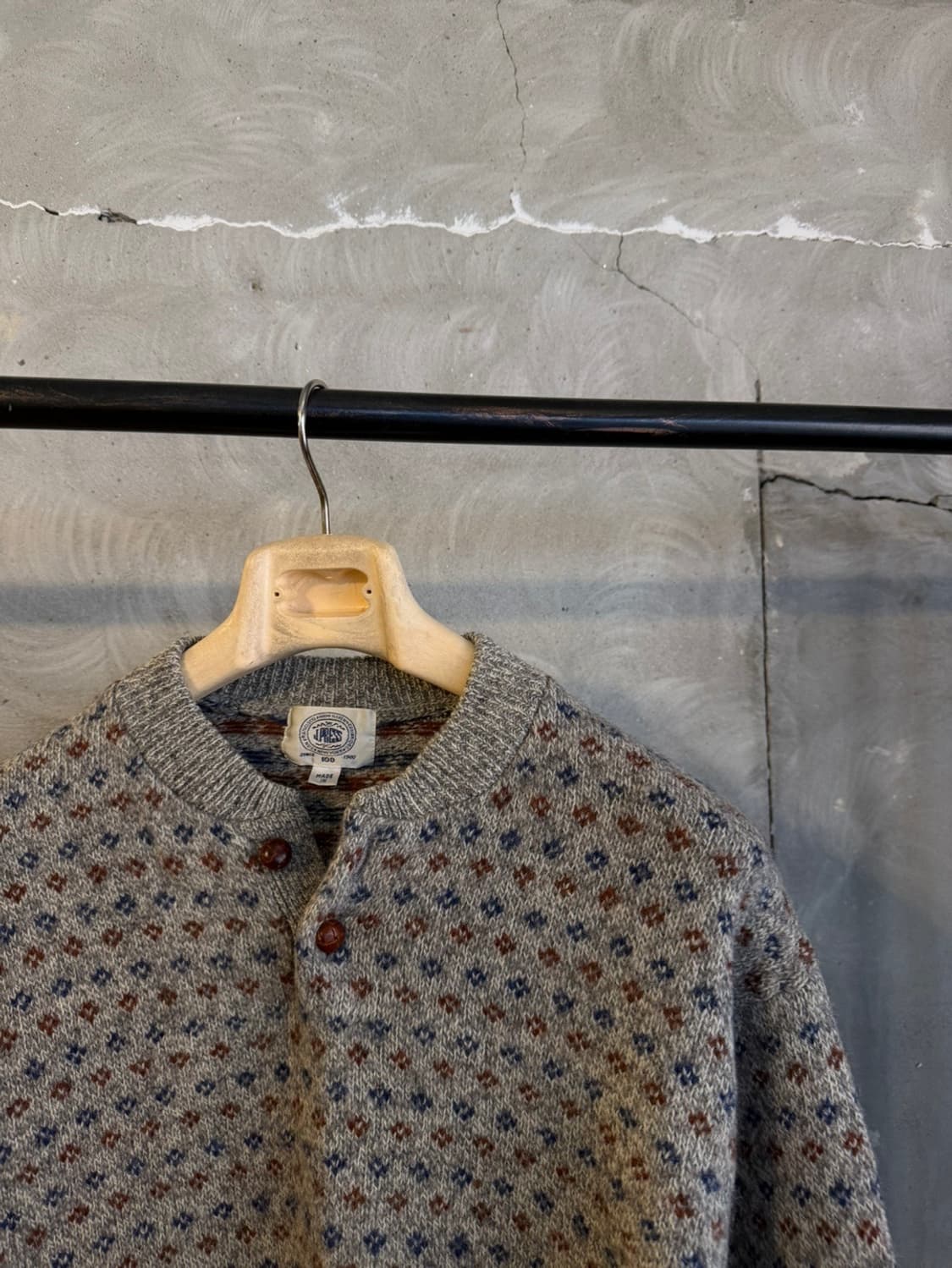 제이프레스 헨리넥 니트 100 상품이미지4