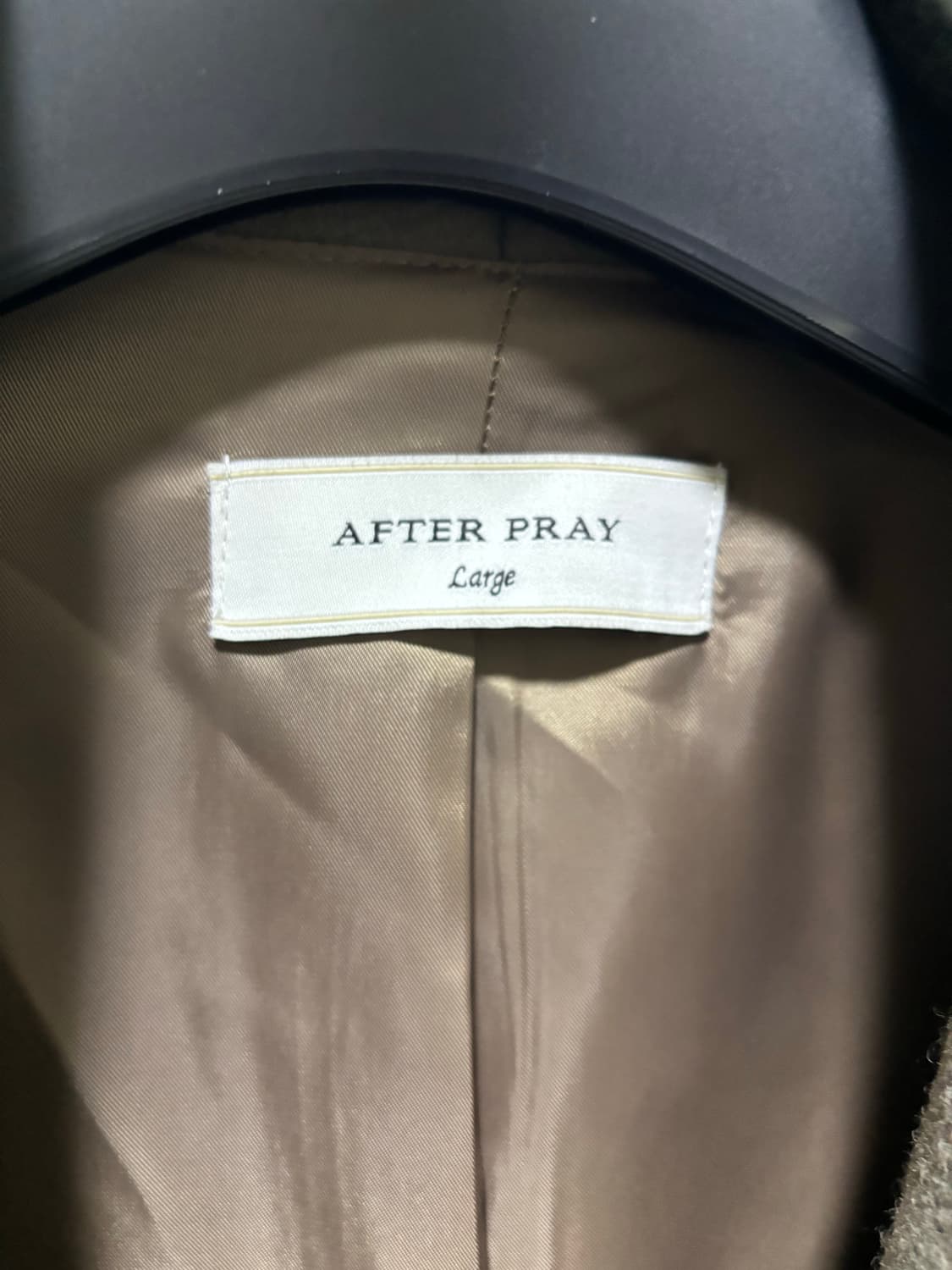 애프터프레이 숄카라 코트 L 상품이미지3