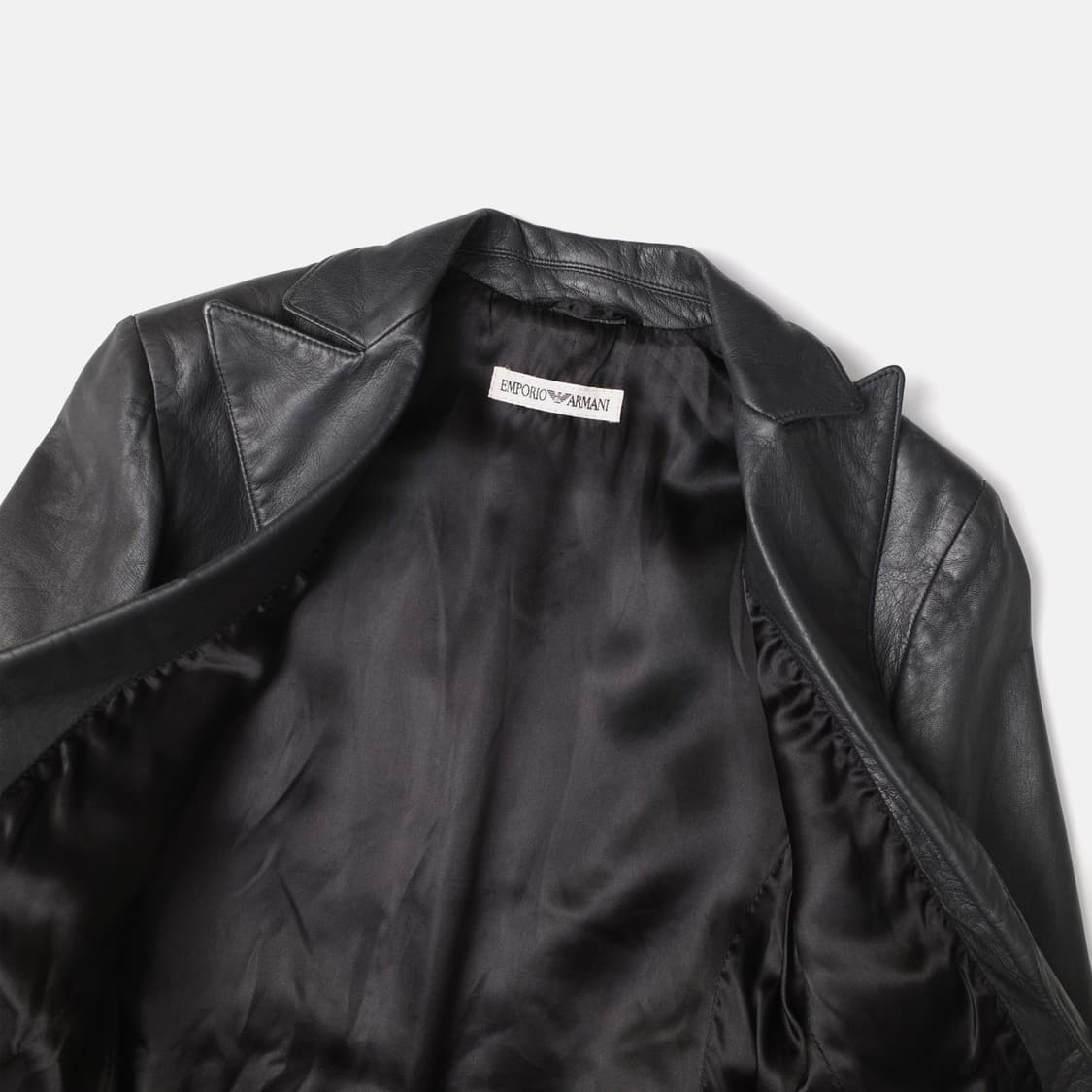 1990's Emporio Armani Lambskin Blazer  상품이미지3