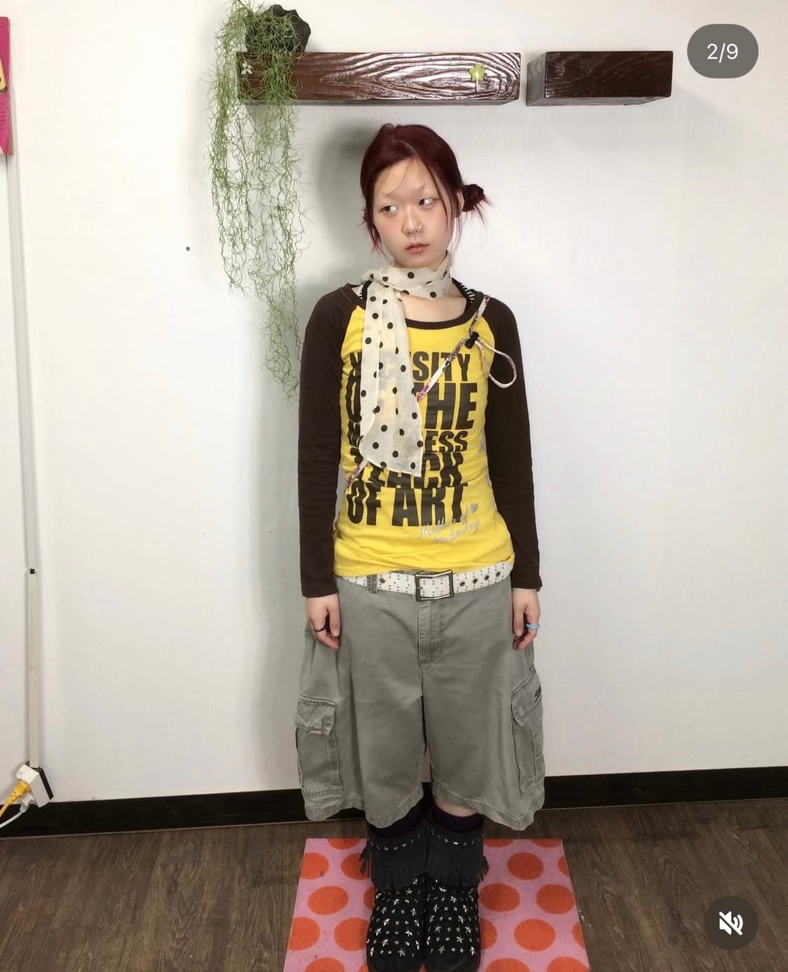 차일드매거진 차매 빈티지 y2k 초코 바나나 코디셋 코디 세트 상품이미지2