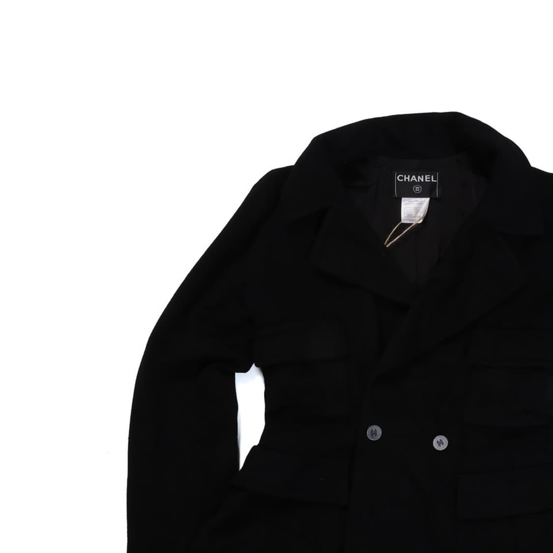 샤넬 Chanel Black Wool Jacket 상품이미지5