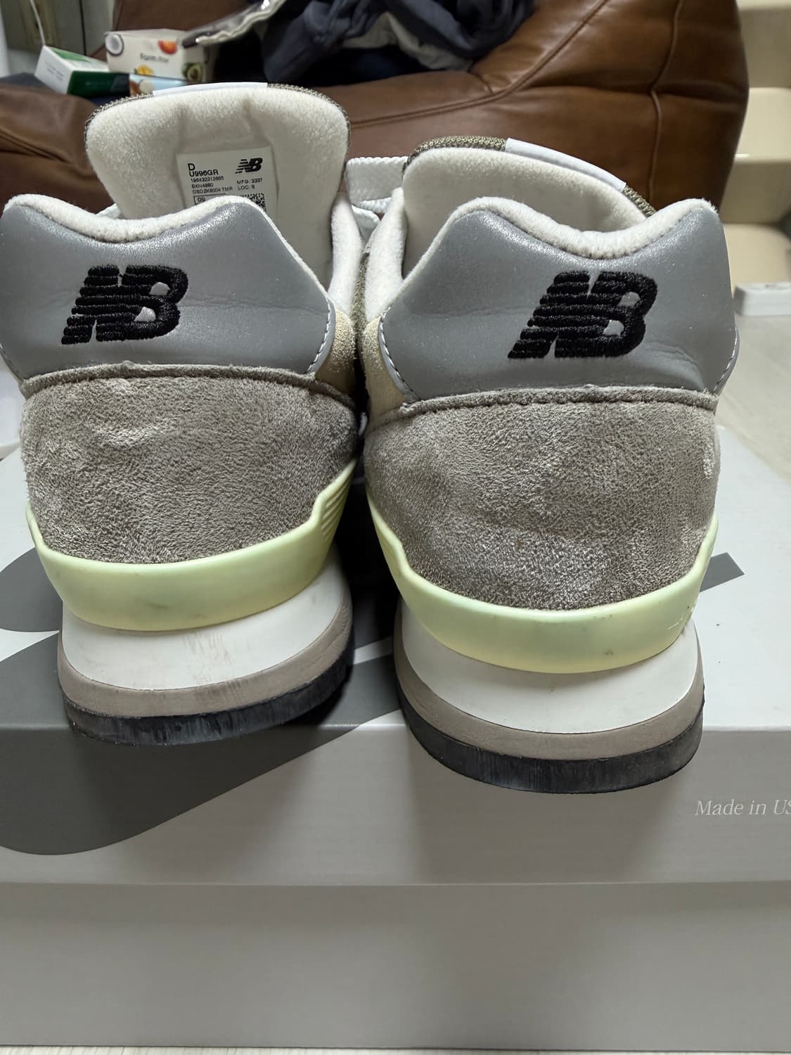 뉴발란스996 메이드인USA 그레이 상품이미지6