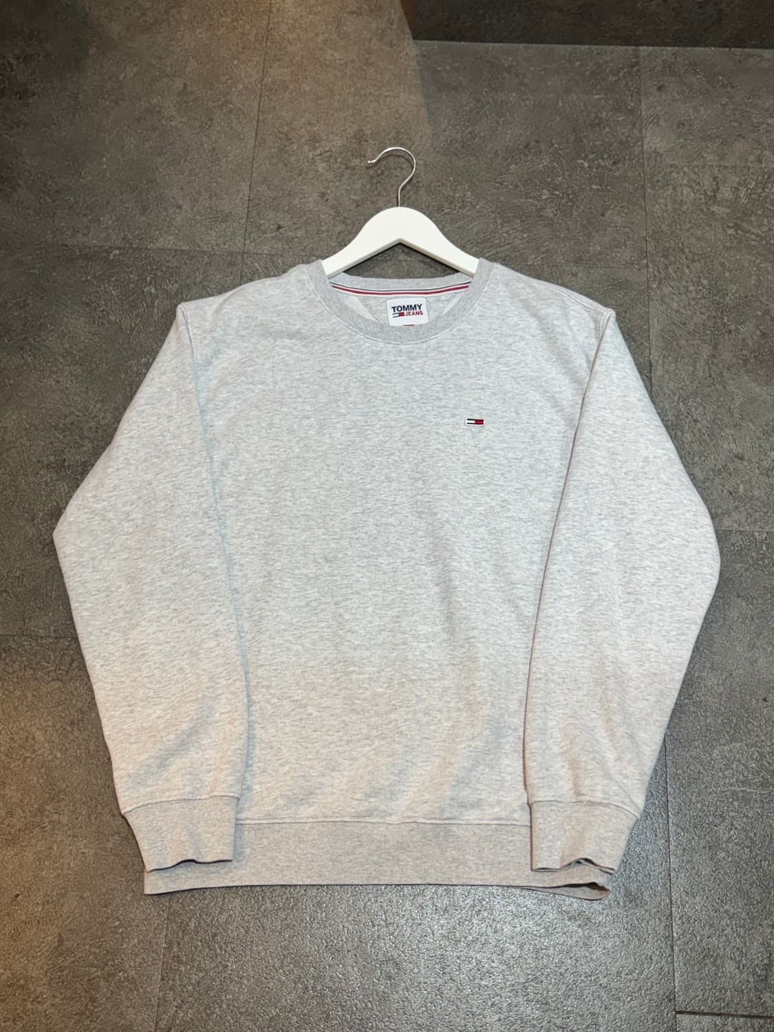 타미 진스 맨투맨 그레이 S사이즈 상품이미지2