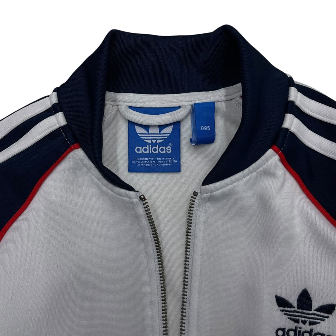 아디다스 네이비배색 화이트 트랙탑 95 상품이미지6
