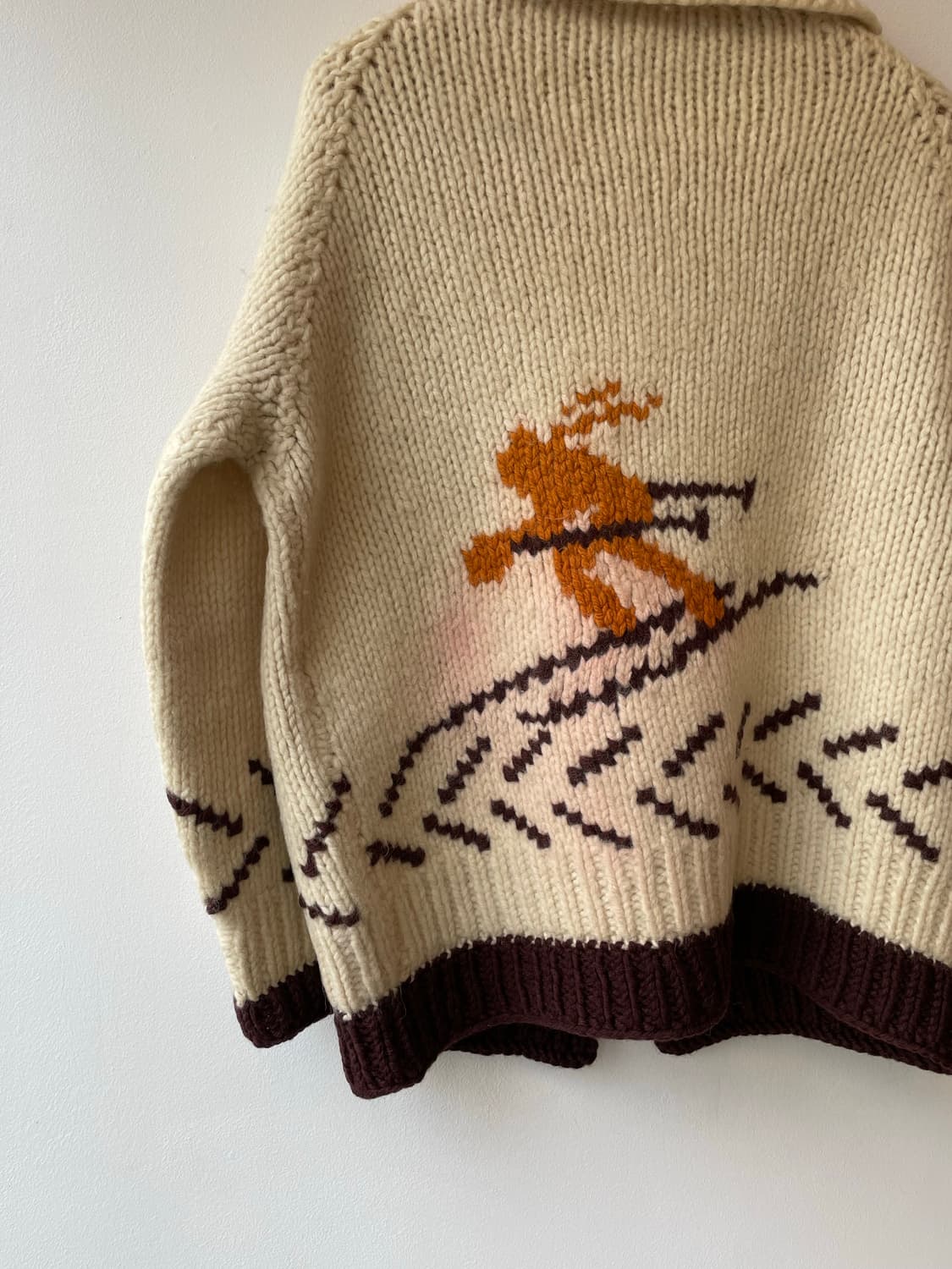 60‘s “Ski” Canadian cowichan 스키 코위찬 상품이미지7