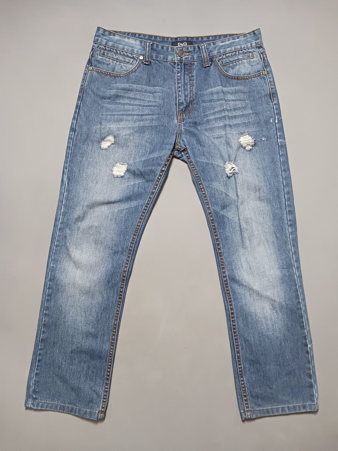 [34] 돌체앤가바나 데미지 클래식진 청바지 상품이미지1