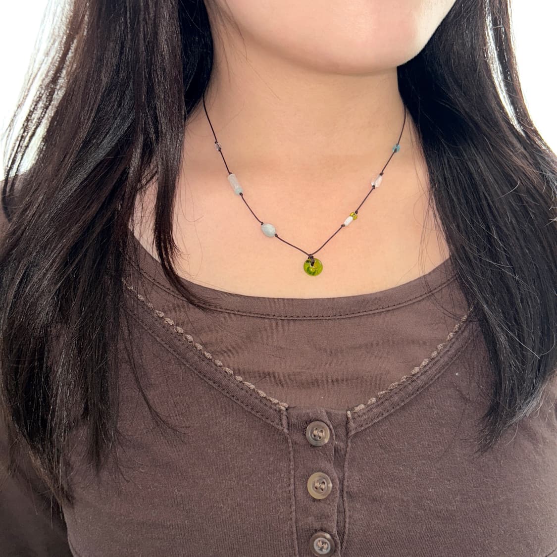 Matcha Donut necklace 상품이미지2