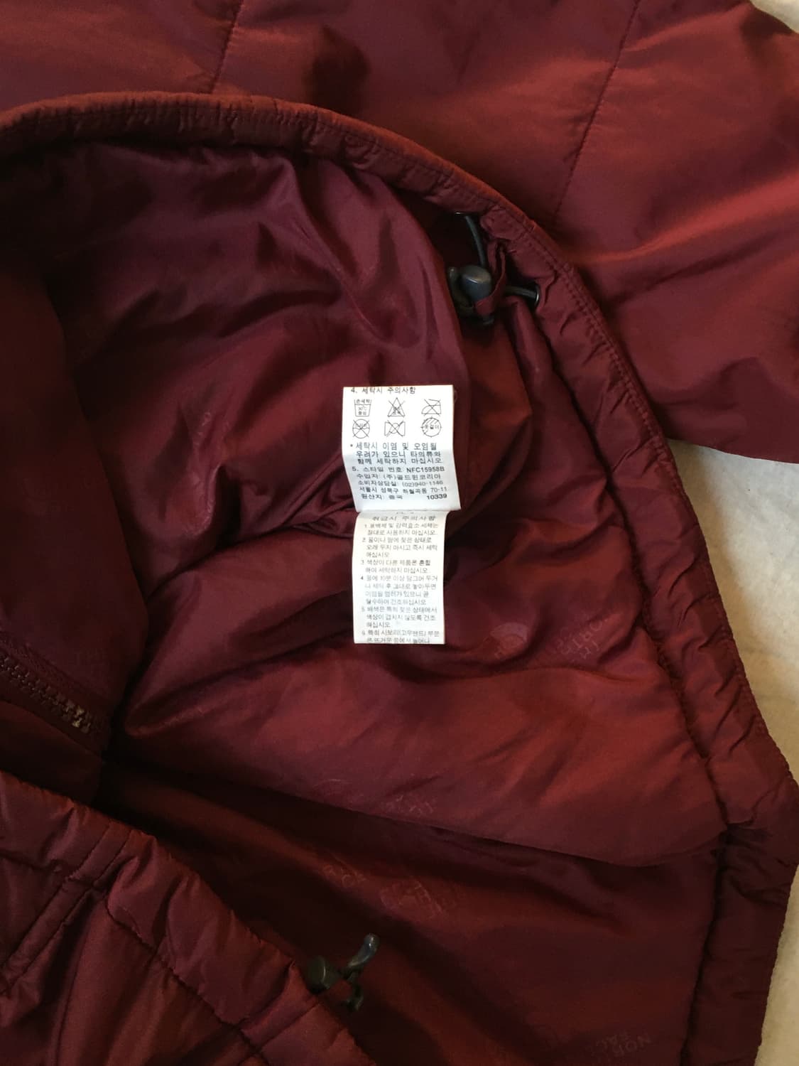 노스페이스 자수 경량패딩 상품이미지5