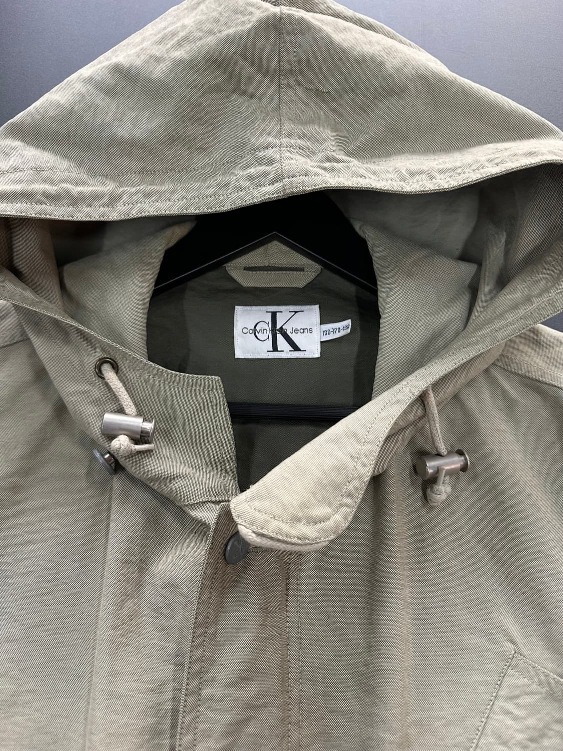 캘빈클라인 라이트카키 윈드브레이커 후드자켓  상품이미지7