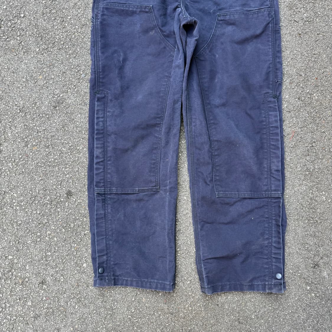 칼하트 더블니 오버롤 네이비 상품이미지3