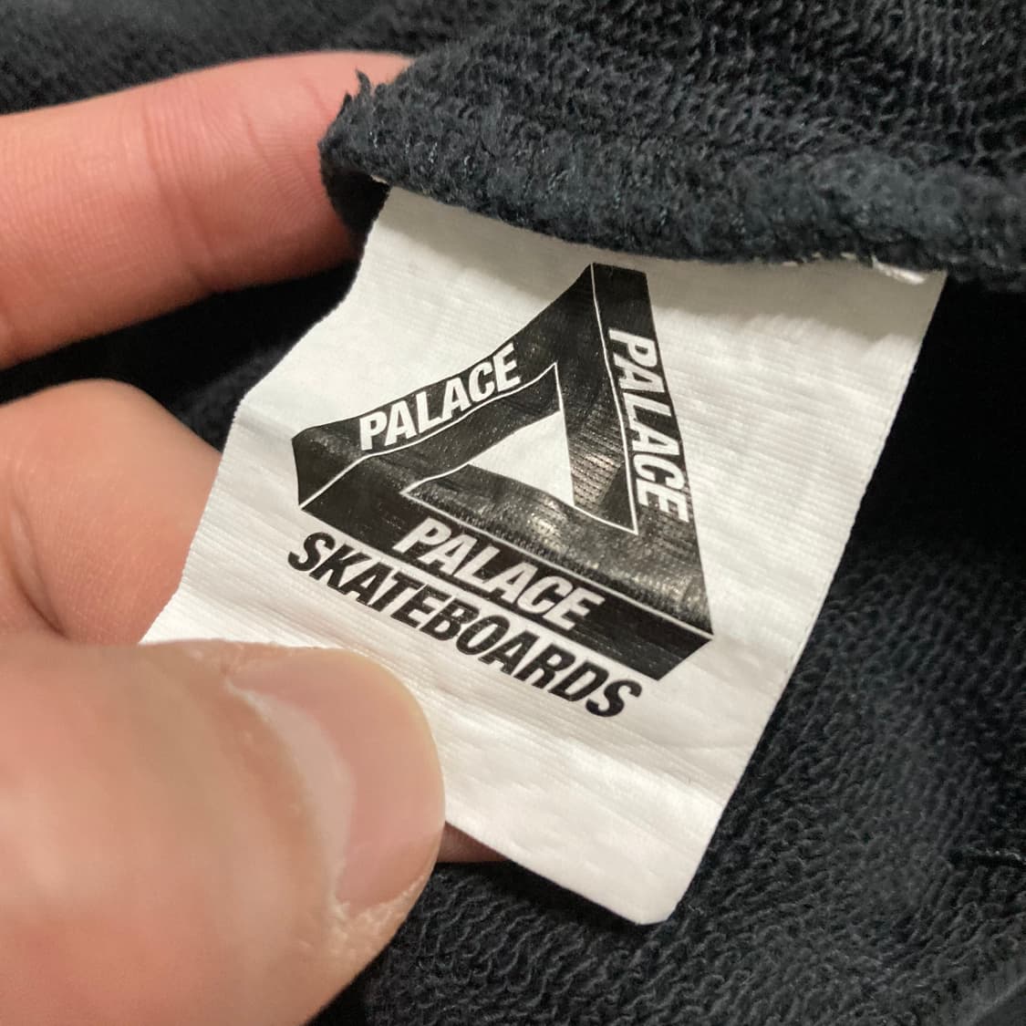 PALACE 팔라스 베이식컬리 어 후드 블랙 후드티 상품이미지6