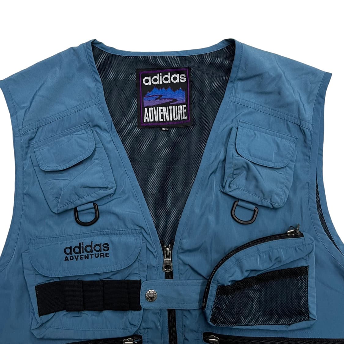 아디다스 멀티포켓 블루 베스트 105 상품이미지5